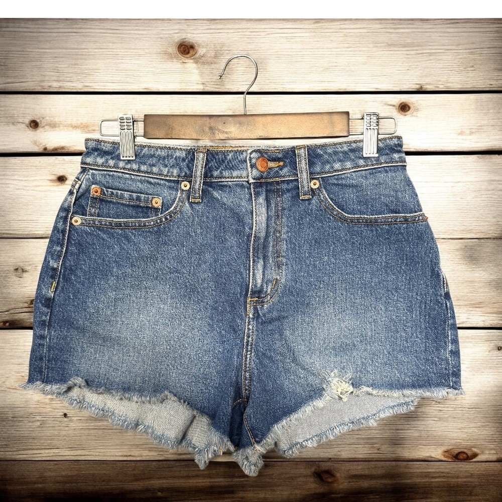 Victoria’s Secret PINK High Rise Denim Cut Off Shorts Size 6 New WIth Tags